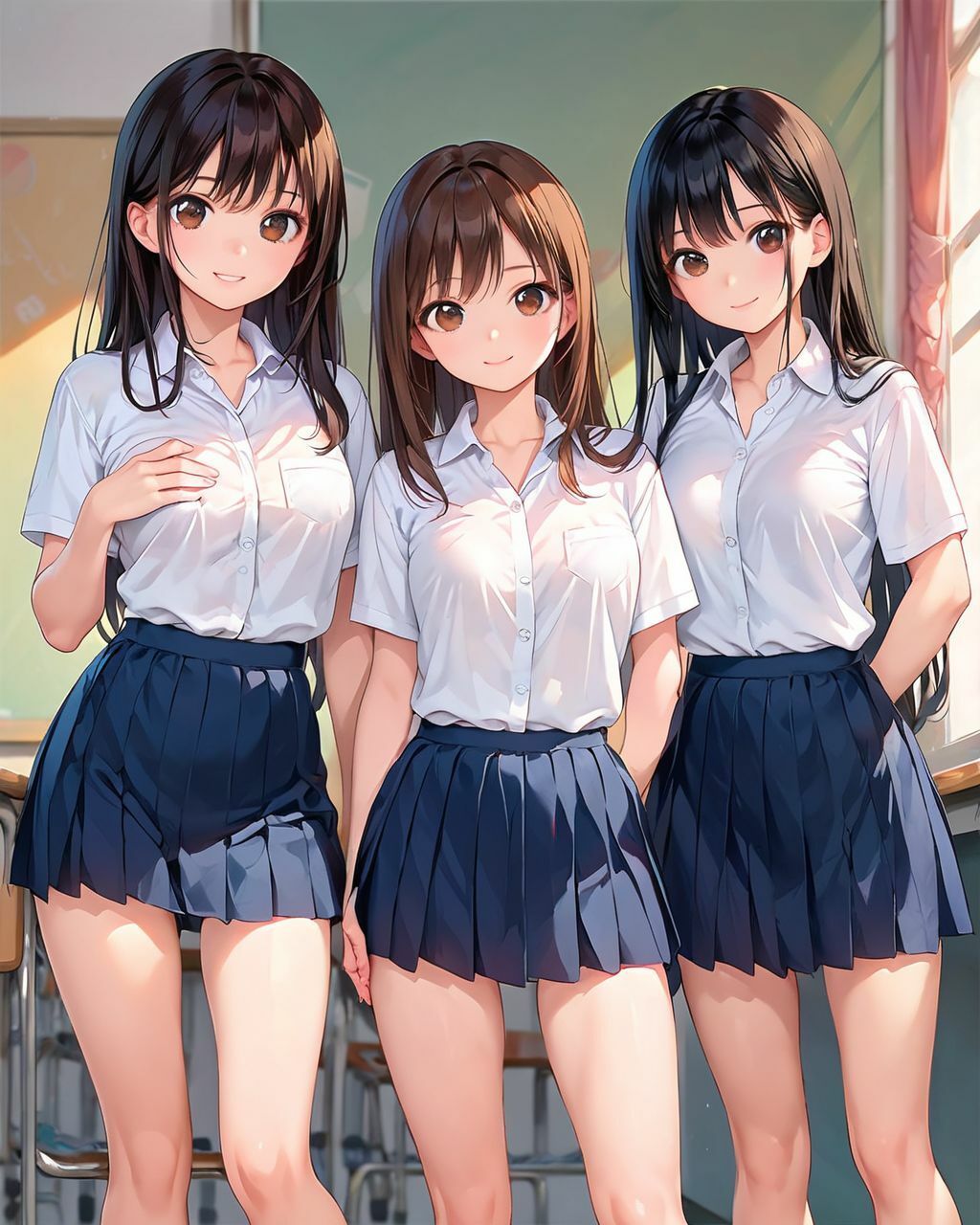 中出しやり放題・女子校生たちが俺のセフレになるまで！！ サンプル1ページ目