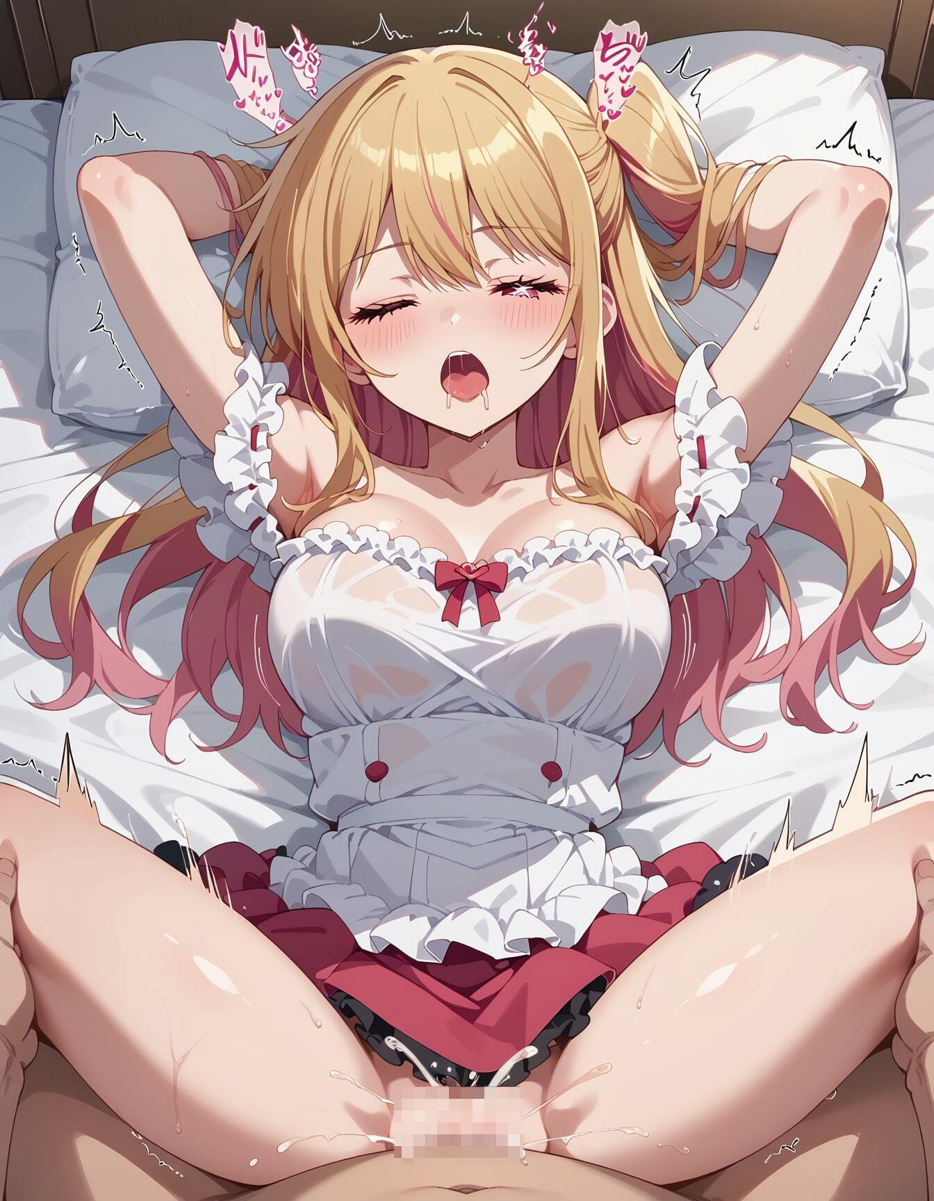推しの○イラストエロ画像_金髪美少女ルビーちゃんのエッチな画像集 サンプル7ページ目