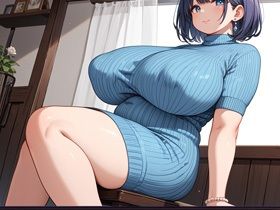 だらしない爆乳垂れ乳で誘惑する人妻 サンプル2ページ目
