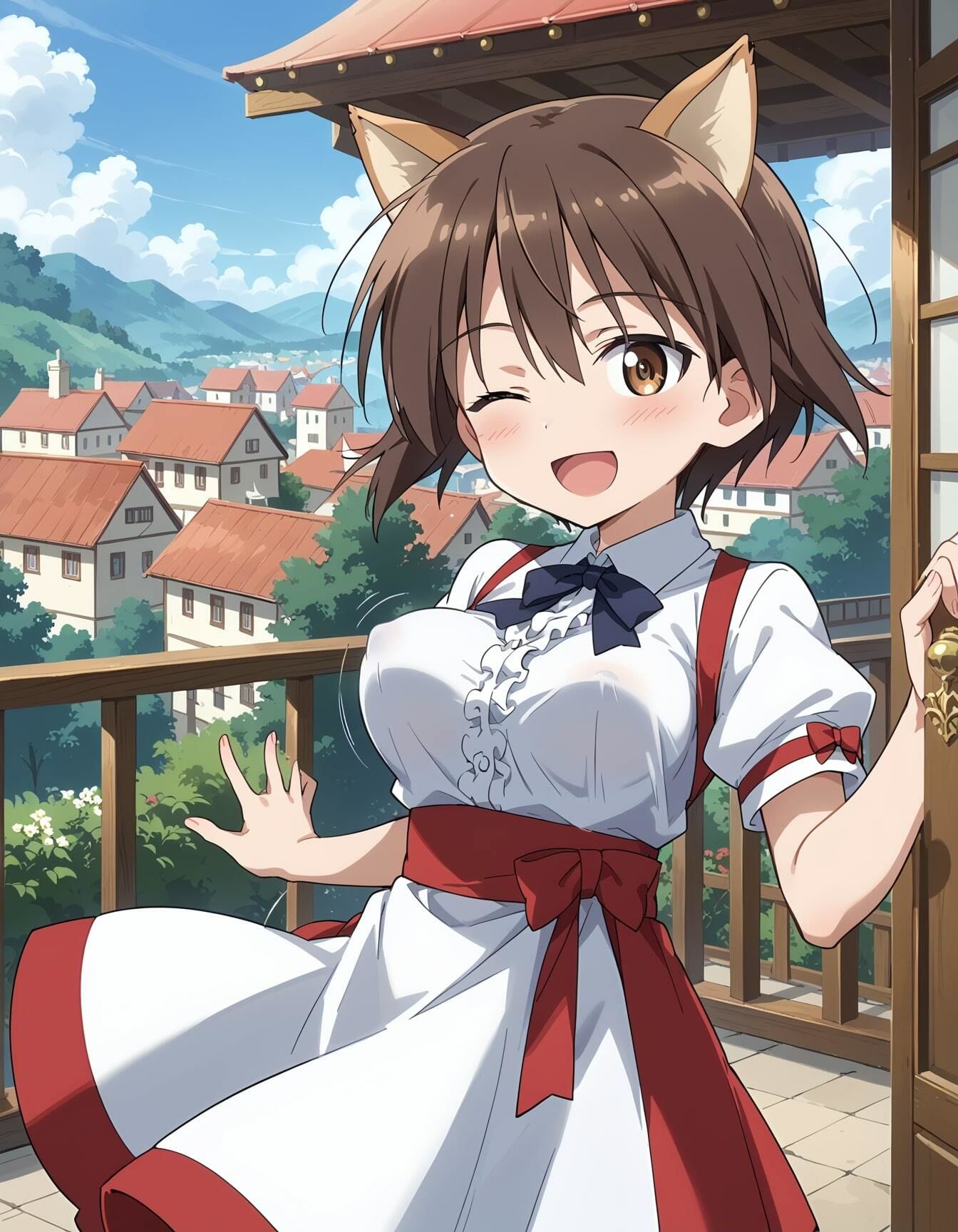 ストパンイラストエロ画像_主人公でおっぱい星人？！なよしかちゃんのエッチな画像集 サンプル2ページ目