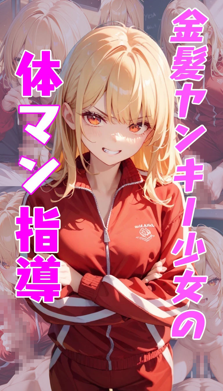金髪ヤンキー少女の体マン指導 サンプル1ページ目