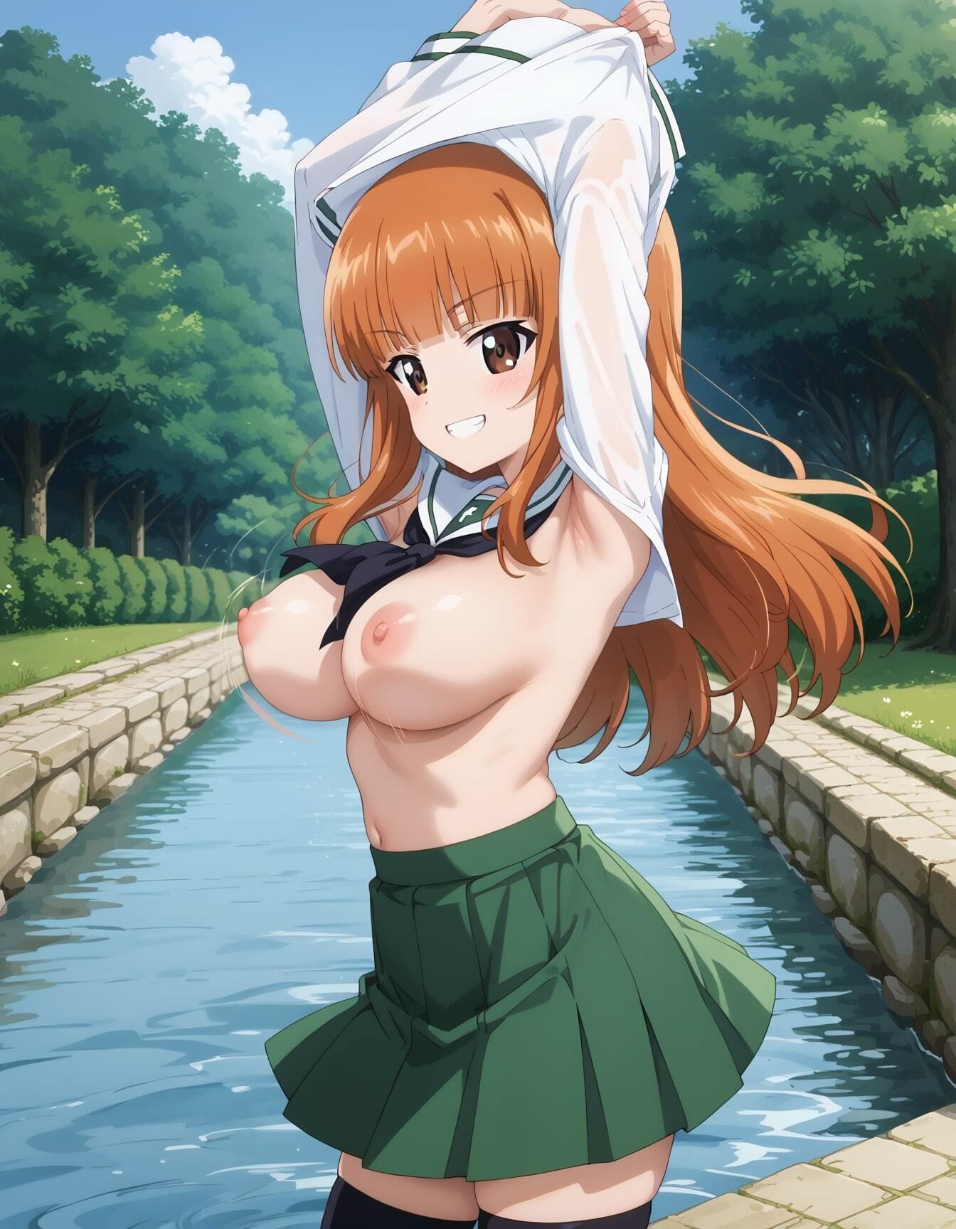 ガルパンイラストエロ画像_巨乳美少女なさおりちゃんのエッチな画像集 サンプル5ページ目