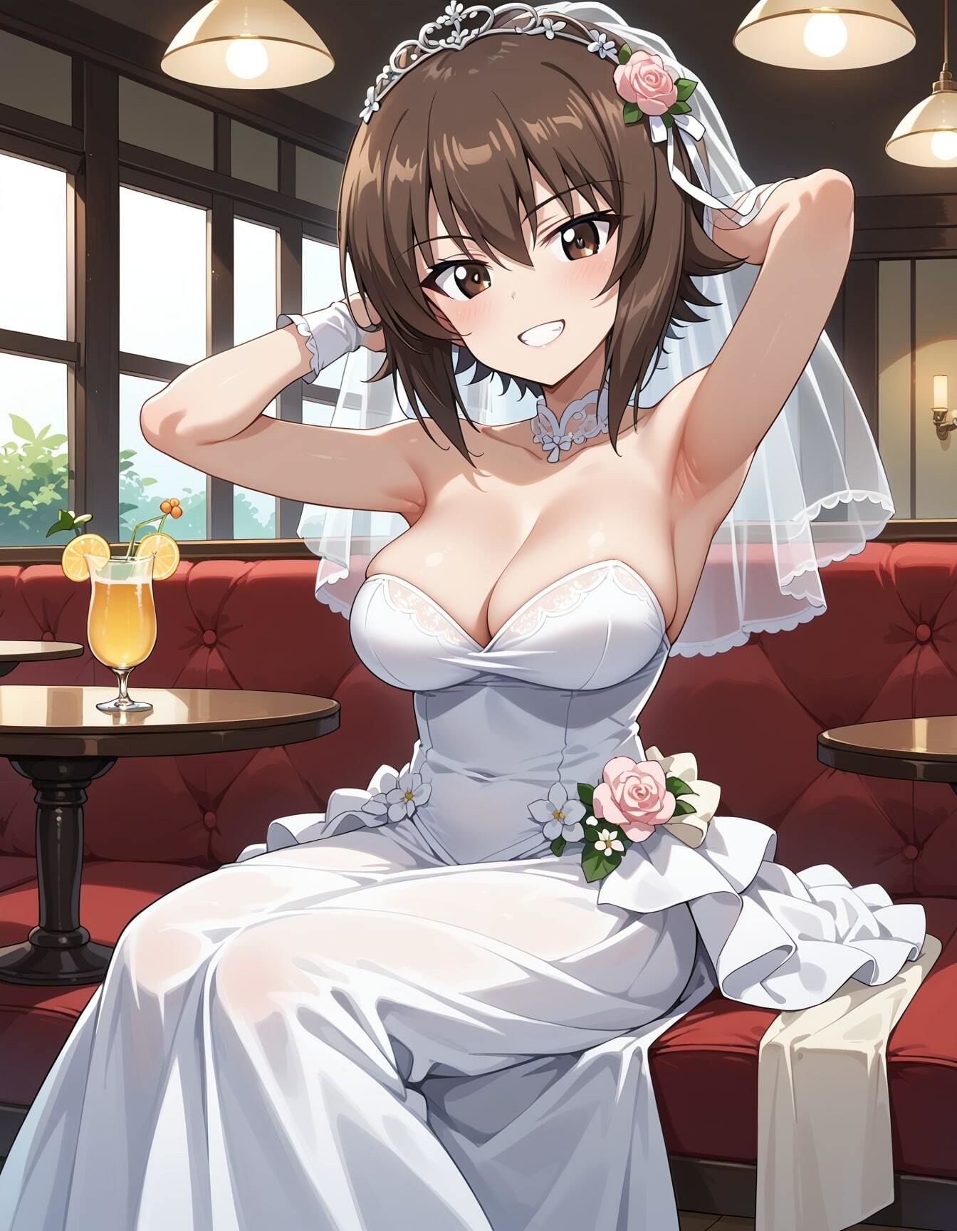 ガルパンイラストエロ画像_妹大好き？！ツンデレ巨乳おねえちゃんなまほたんのエッチな画像集 サンプル1ページ目