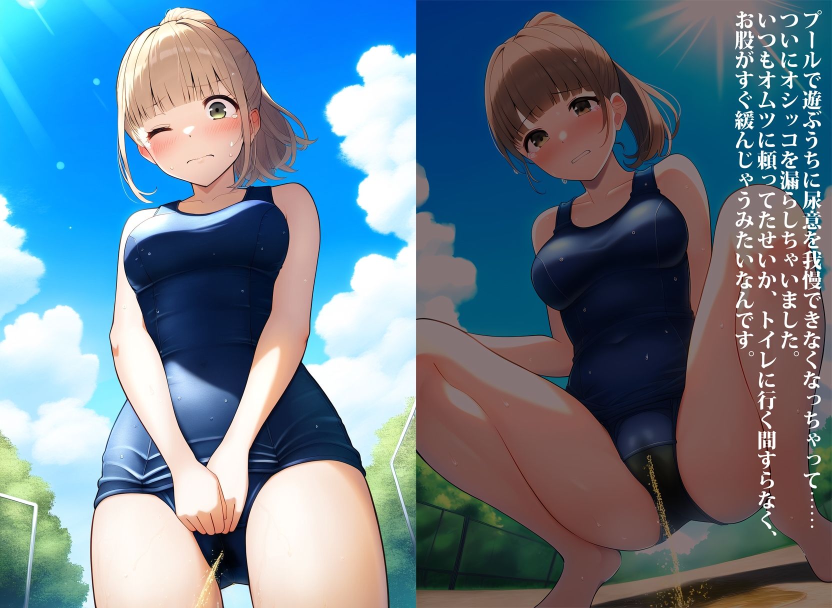 保母さんなのにオムツ穿いてる〜！ サンプル10ページ目