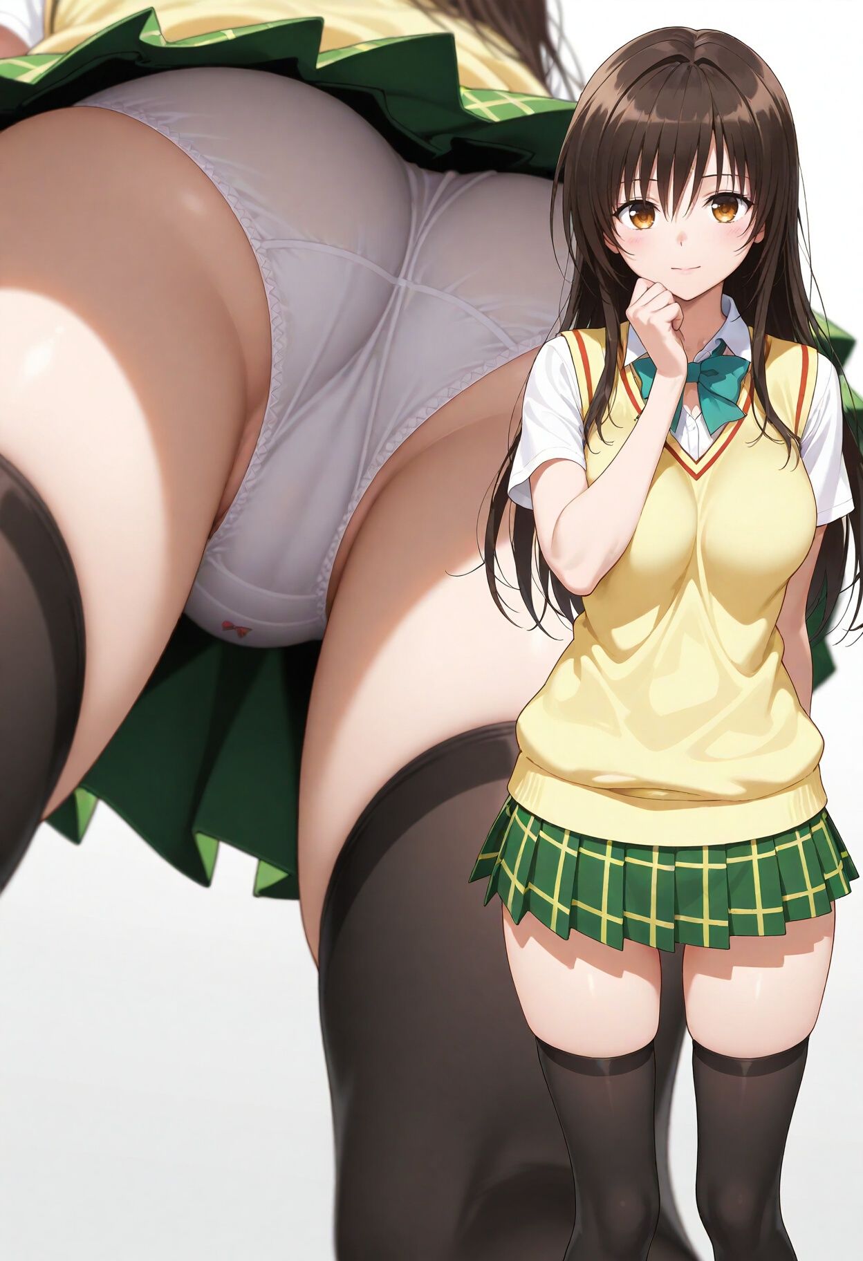 立ち絵とローアングル1【パンチラ版】 サンプル3ページ目