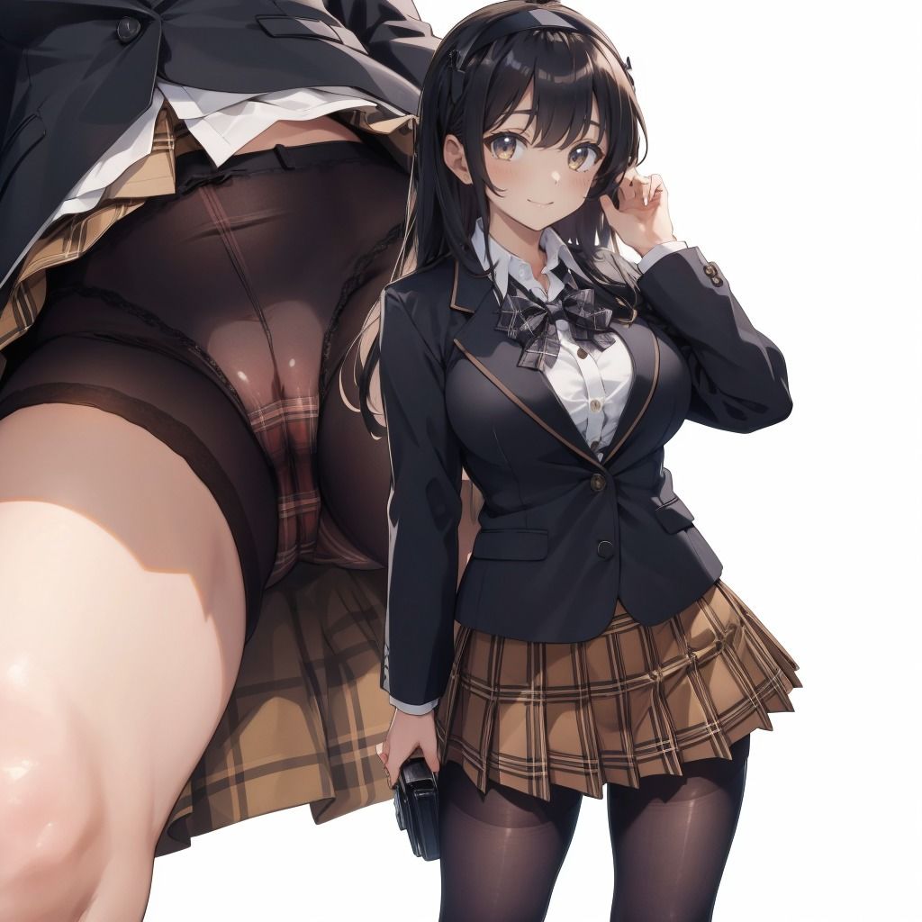清楚系小悪魔女子の制服盗撮アングル サンプル1ページ目