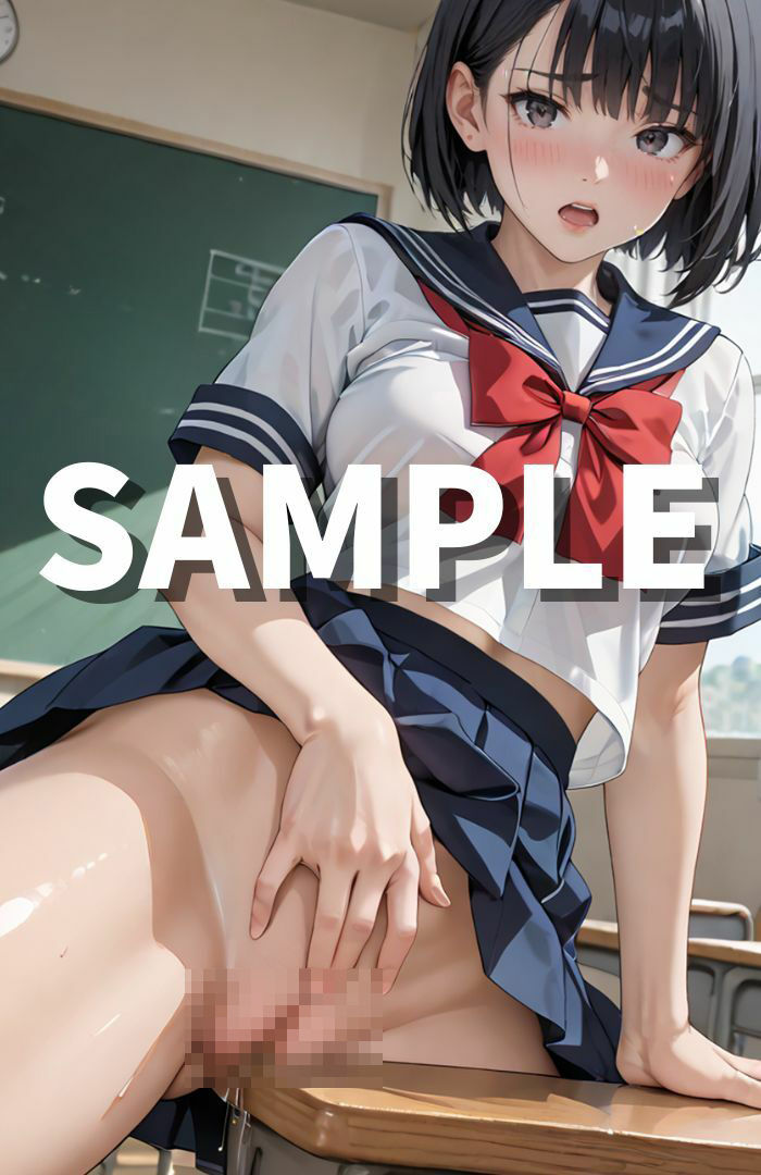JK×机の角オナニー1edition サンプル4ページ目
