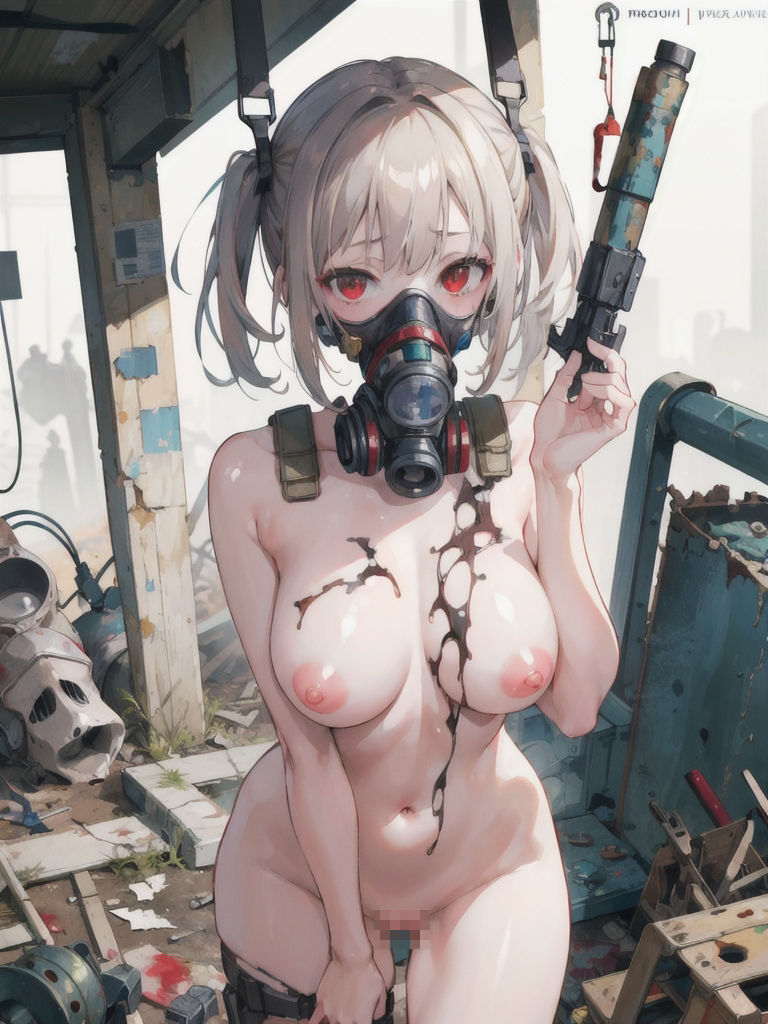 裸ガスマスクの少女 ☆472枚 収録☆ サンプル7ページ目