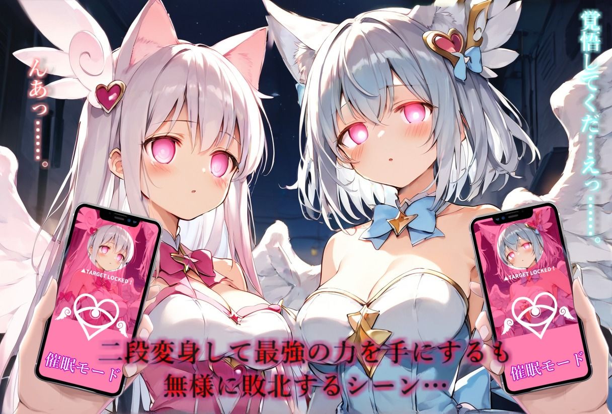 魔法少女敗北2、催〇で敗北＆変身解除し、配信で晒されながら絶頂する サンプル7ページ目