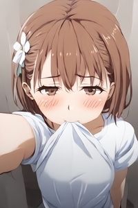 御坂◯琴変態自撮り【裏垢女子】 サンプル1ページ目