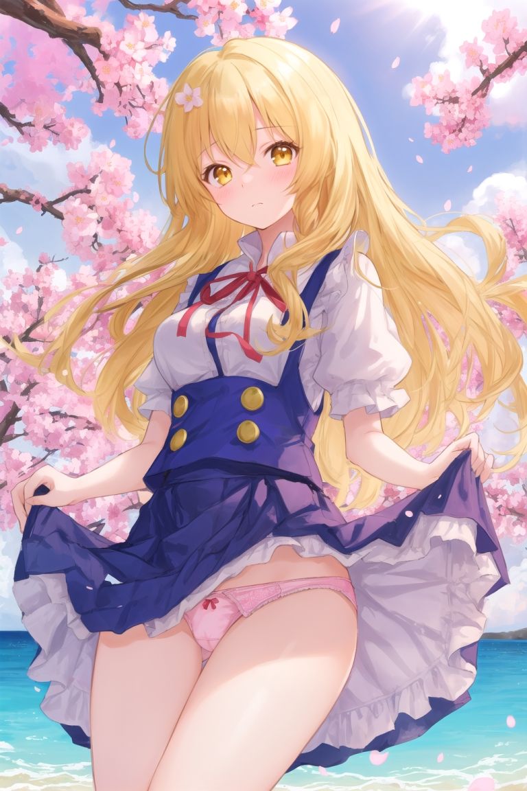 霊夢は魔理沙のパンチラ写真を撮りたいようです〜春の晴れた朝の海編〜 サンプル3ページ目