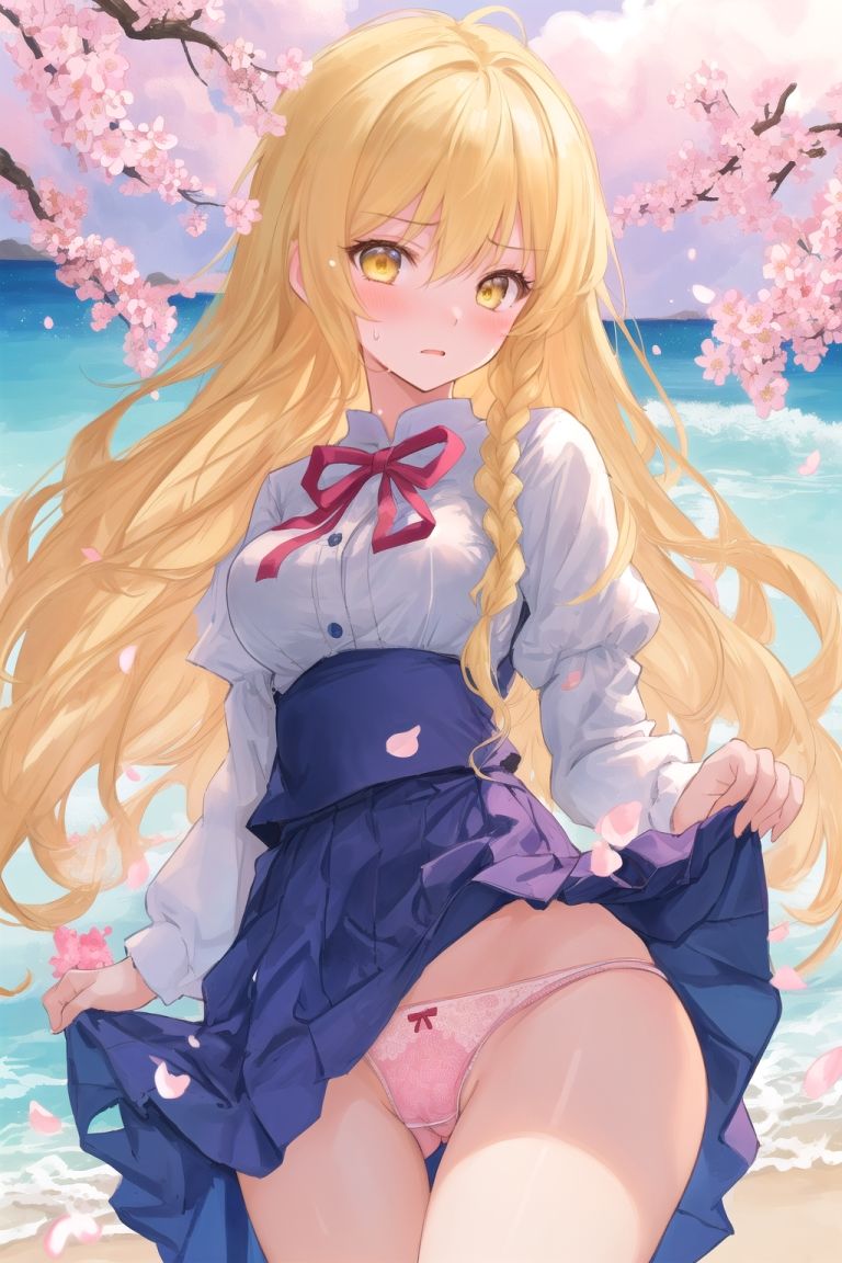 霊夢は魔理沙のパンチラ写真を撮りたいようです〜春の晴れた朝の海編〜 サンプル7ページ目