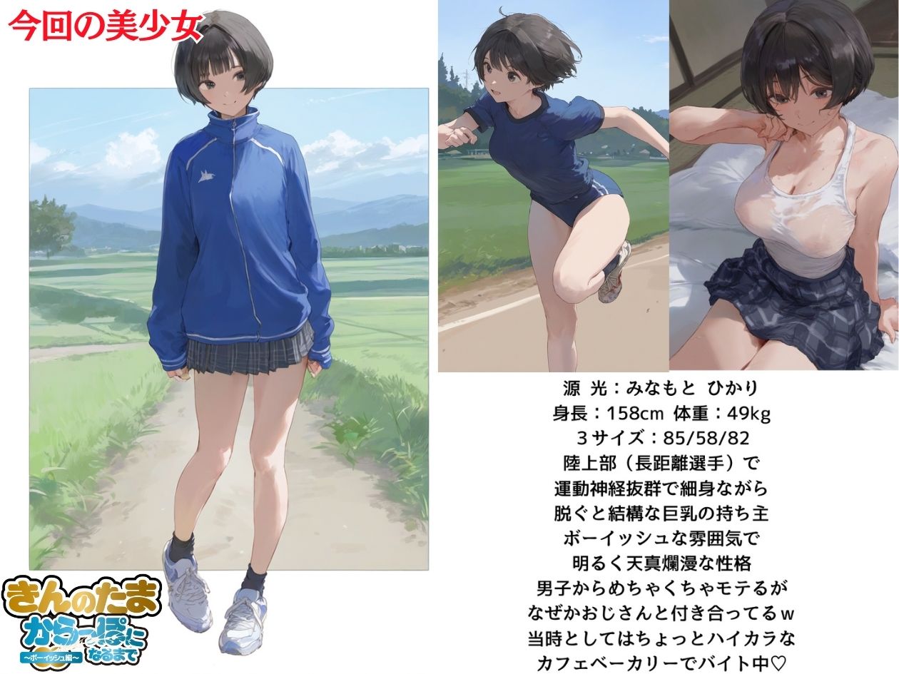 きんのたまからっぽになるまで〜ボーイッシュ編〜 サンプル1ページ目