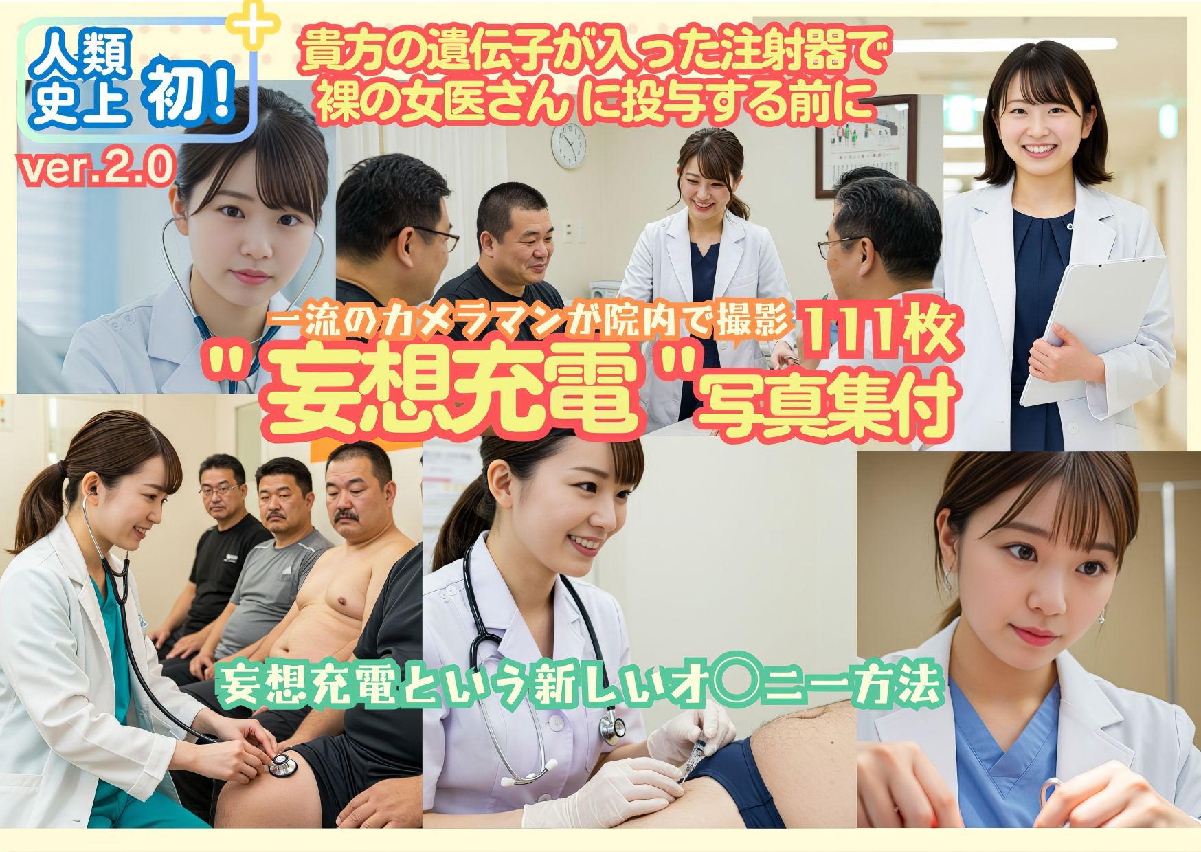 ■【人類史上初！】前代未聞！ 今まで覗けなかった日本一かわいい女医さん333人！ 第6弾「新人研修医の裸だけが拝める」Xデー到来！！■ サンプル4ページ目