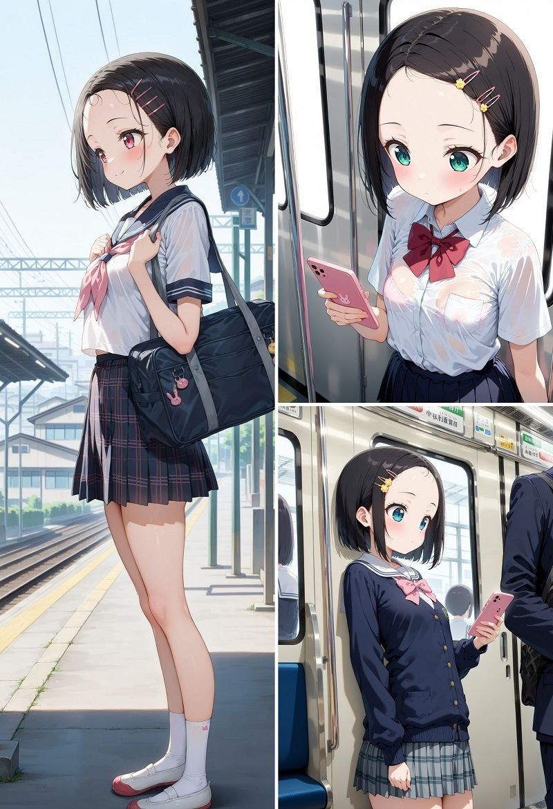 狙われた女子校生 サンプル3ページ目