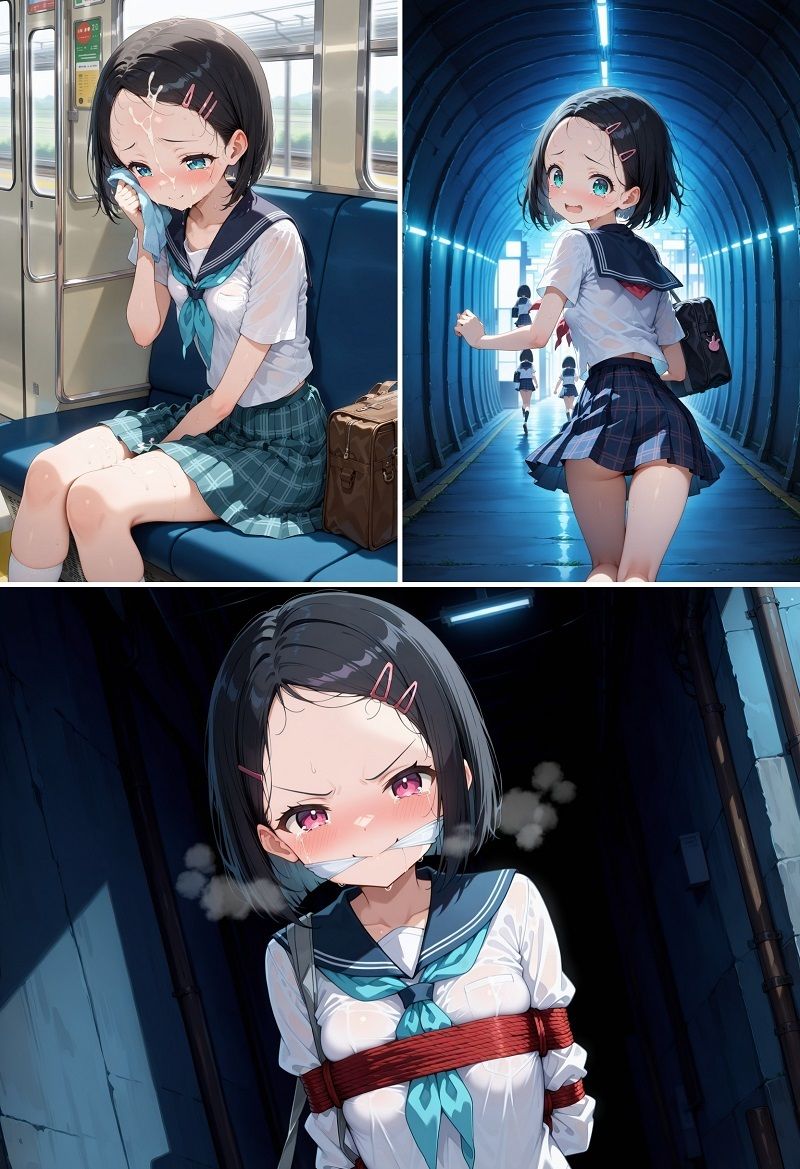 狙われた女子校生 サンプル5ページ目