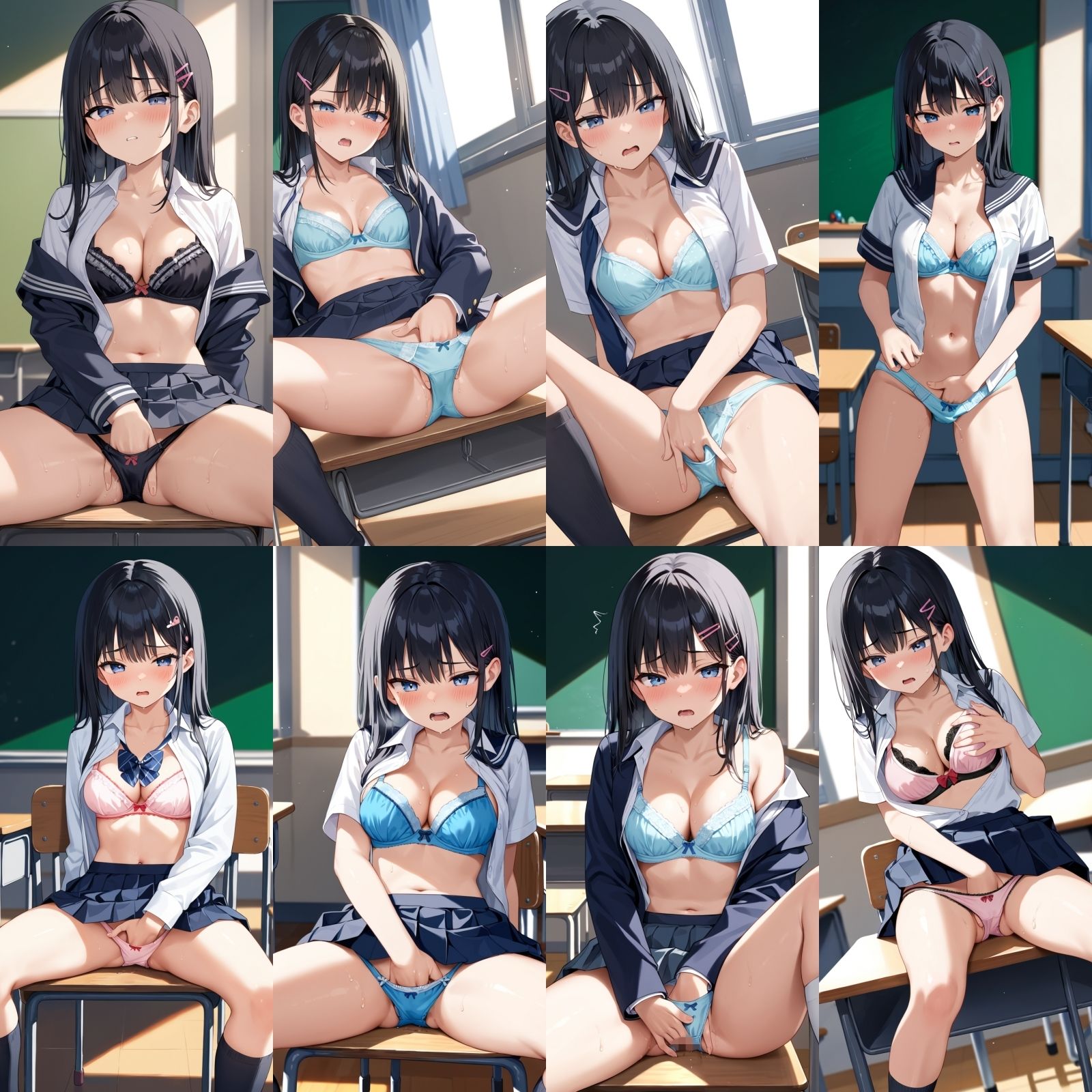 嫌がる女子〇生をレ〇プ -弱みを握りやりたい放題-【500枚】 サンプル3ページ目