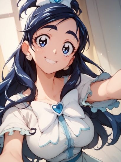 ふたりはプリキュアのキュアホワイトから送られてきた自撮り写真 サンプル1ページ目