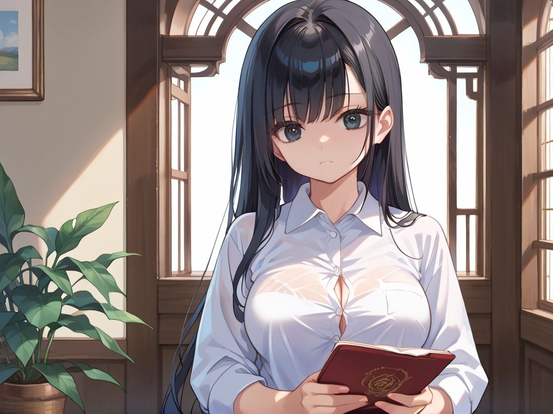 無口な図書委員と淫乱セックス サンプル1ページ目