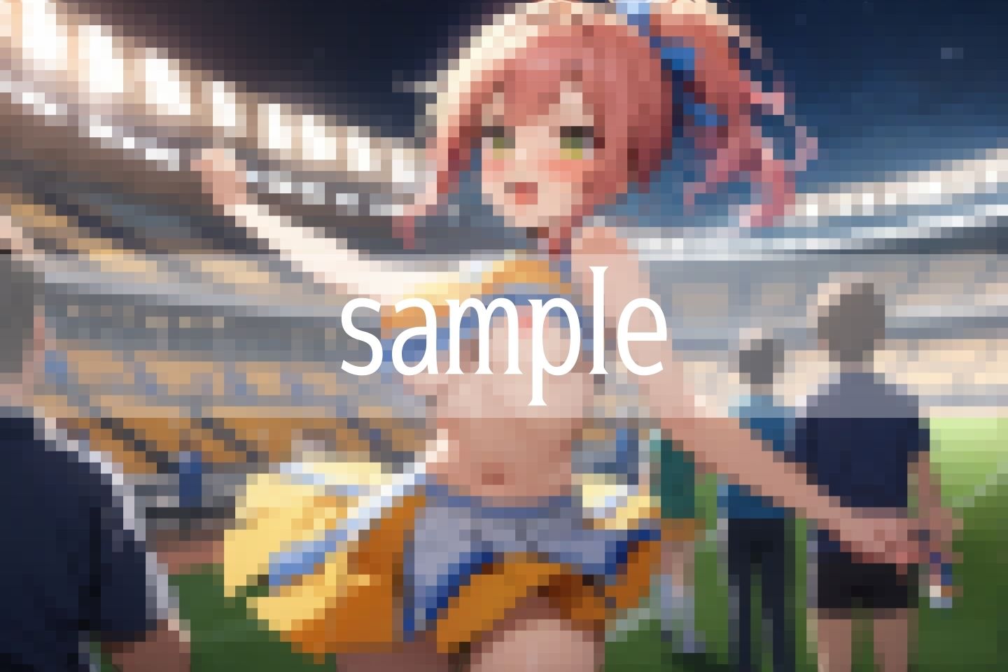 いつもぷるんぷるんのポロリ応援団 サンプル1ページ目