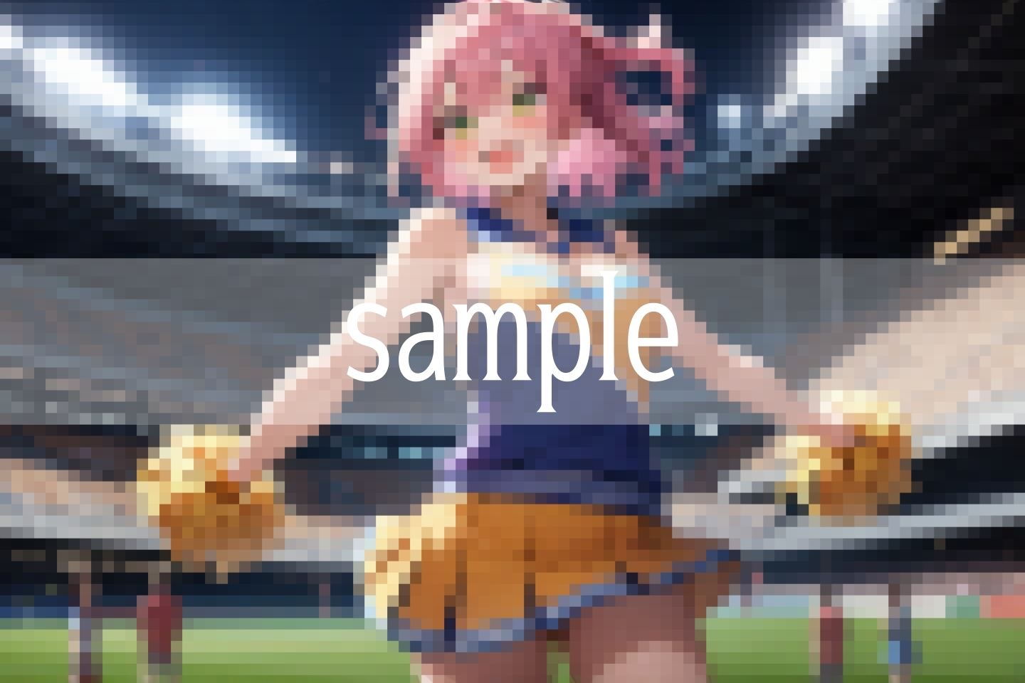 いつもぷるんぷるんのポロリ応援団 サンプル8ページ目