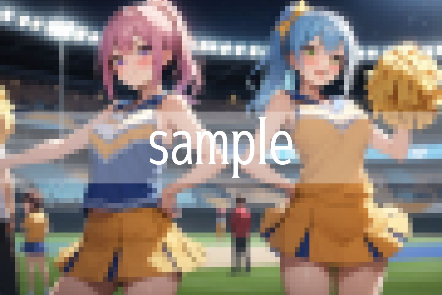いつもぷるんぷるんのポロリ応援団 サンプル10ページ目