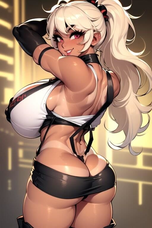 AIグラビアCG集 爆乳ギャルティファ サンプル4ページ目