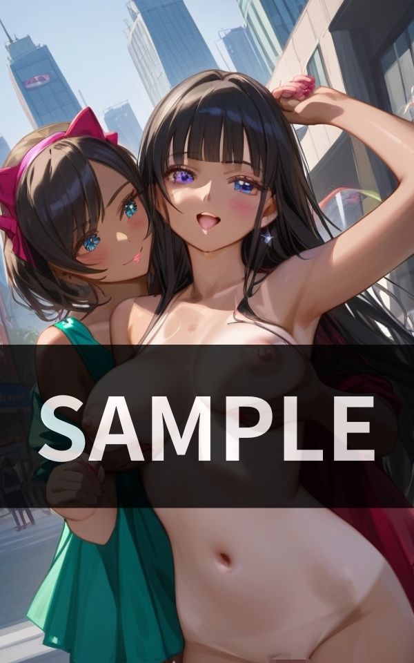 街中の百合ちゃん サンプル2ページ目