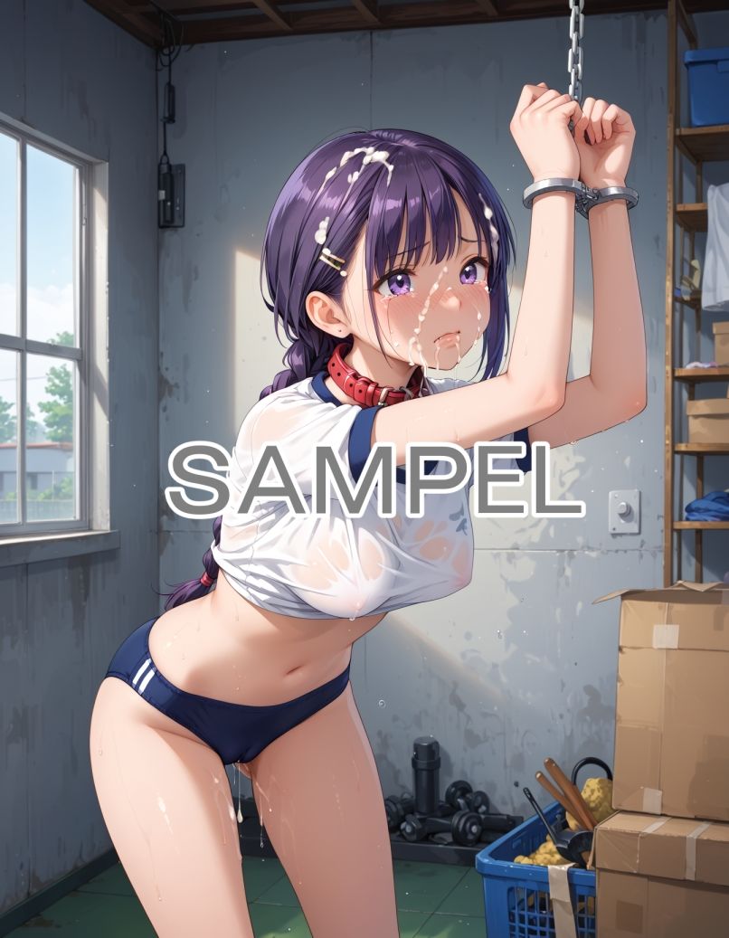 女子校生を体操服のまま捕獲し強性顔射＆中出し サンプル5ページ目
