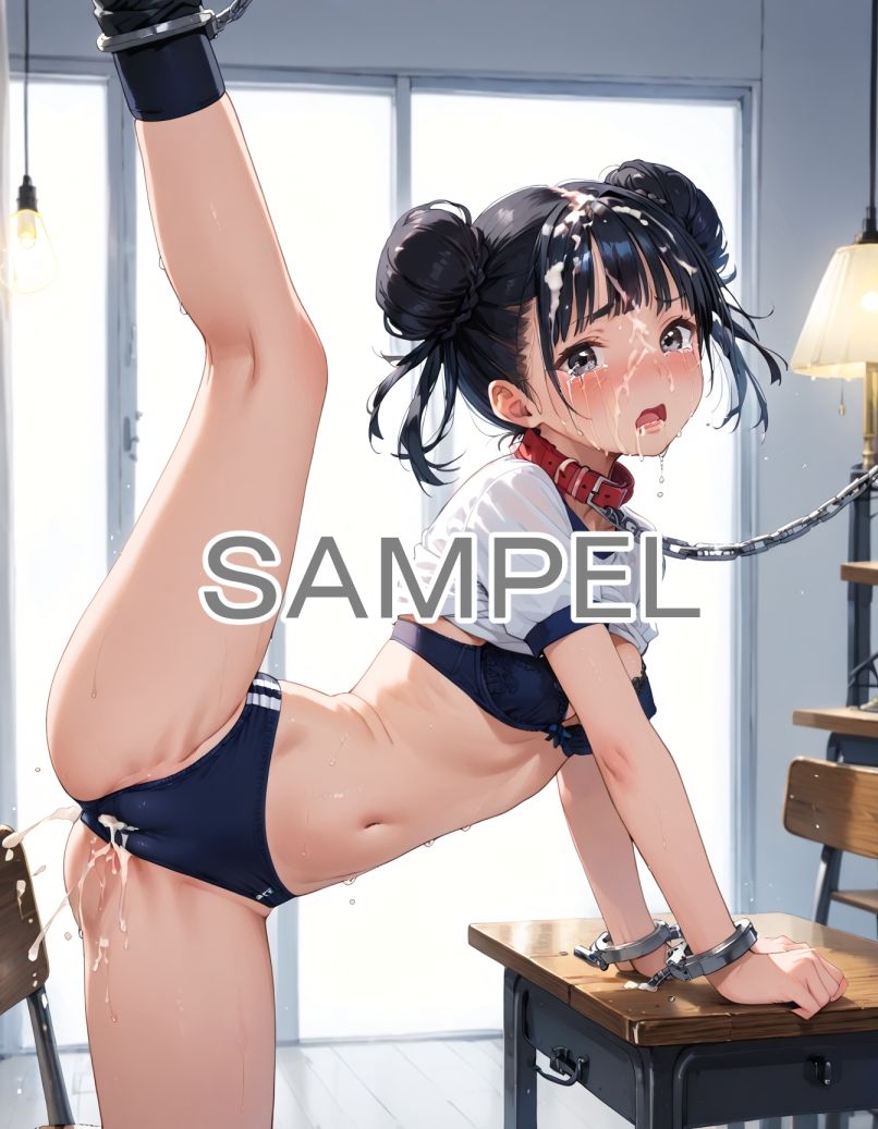 女子校生を体操服のまま捕獲し強性顔射＆中出し サンプル10ページ目