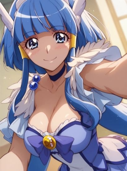 スマイルプリキュアのキュアビューティから送られてきた自撮り写真 サンプル1ページ目