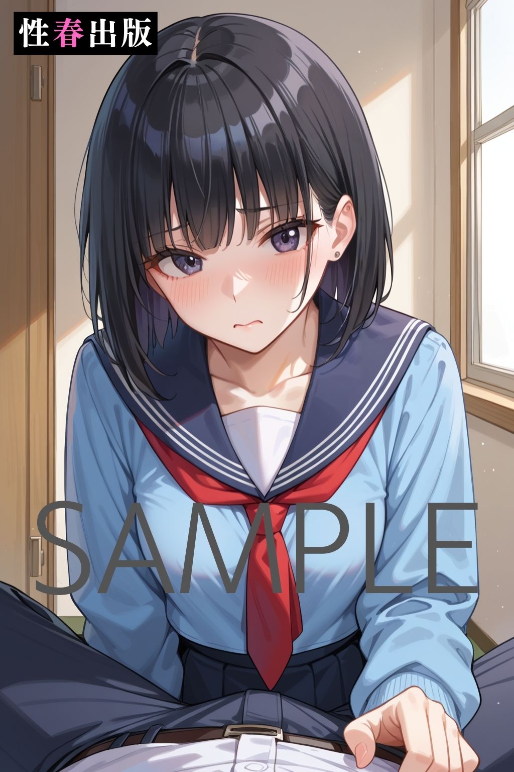 書道部女子で中だし サンプル5ページ目