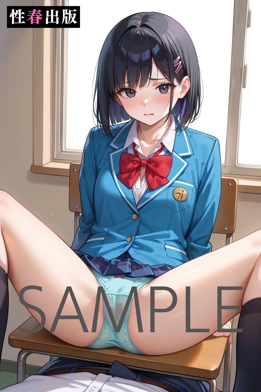 書道部女子で中だし サンプル9ページ目