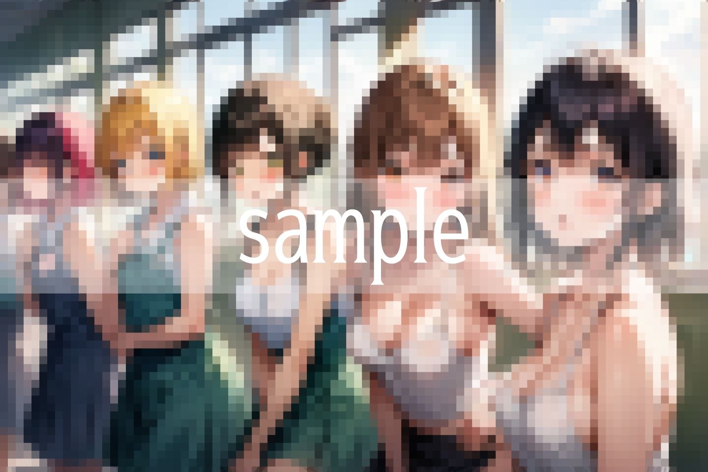 ぽろ学///みんな大きな巨乳たわわで恥ずかしくないよ サンプル9ページ目