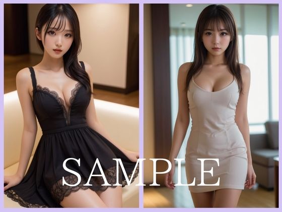 【清楚な微笑み】ドレス姿の彼女と禁じられた時間 サンプル4ページ目