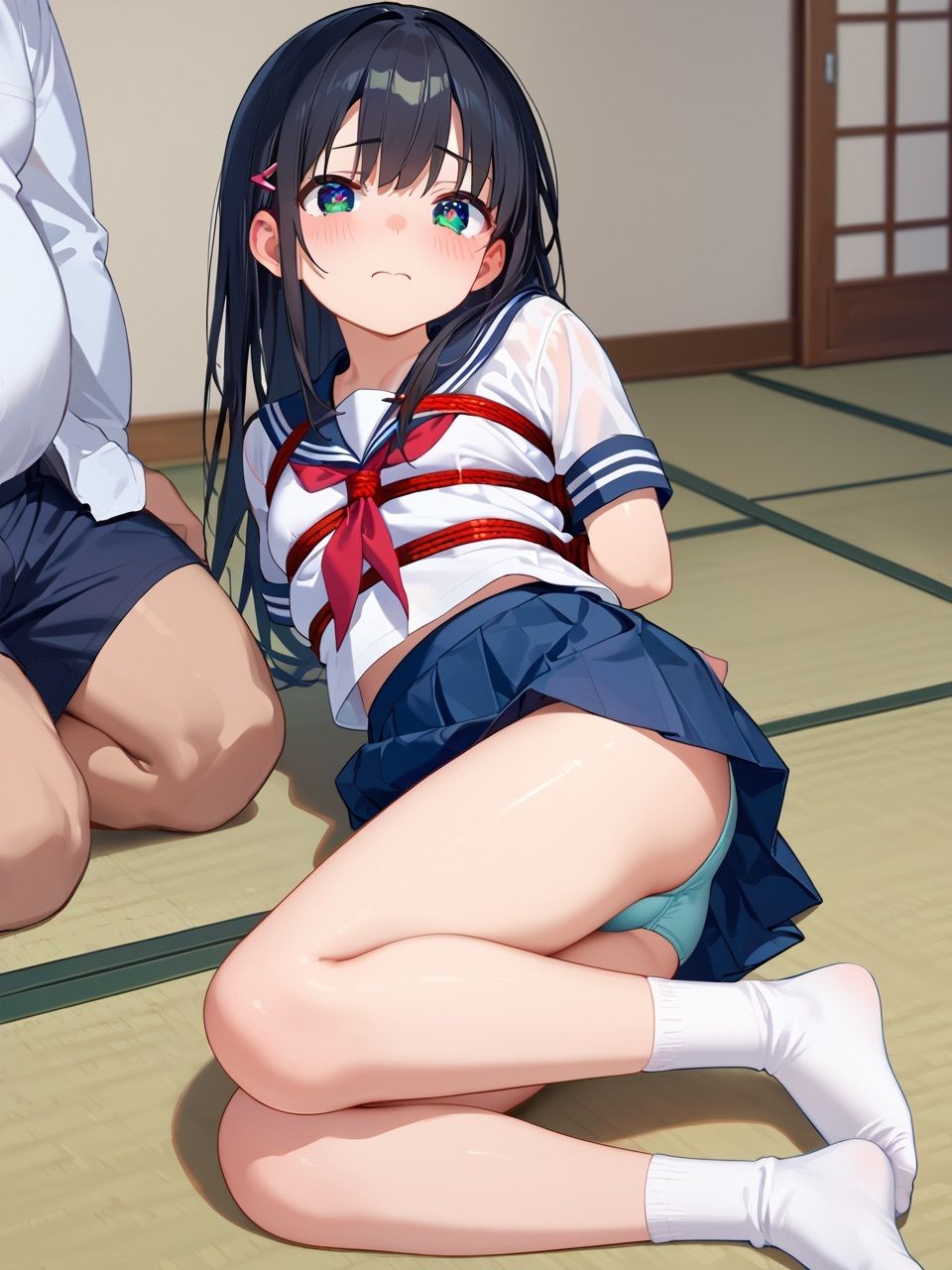 【調教性指導】女子校生に拘束プレイ仕掛けました サンプル1ページ目