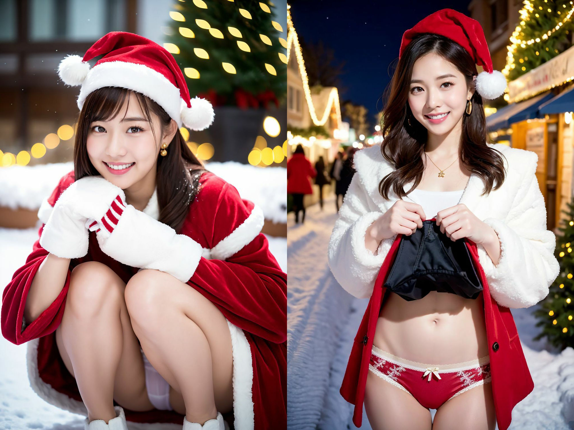 パンティ見せてもらってもいいですか？（サンタ編） サンプル8ページ目