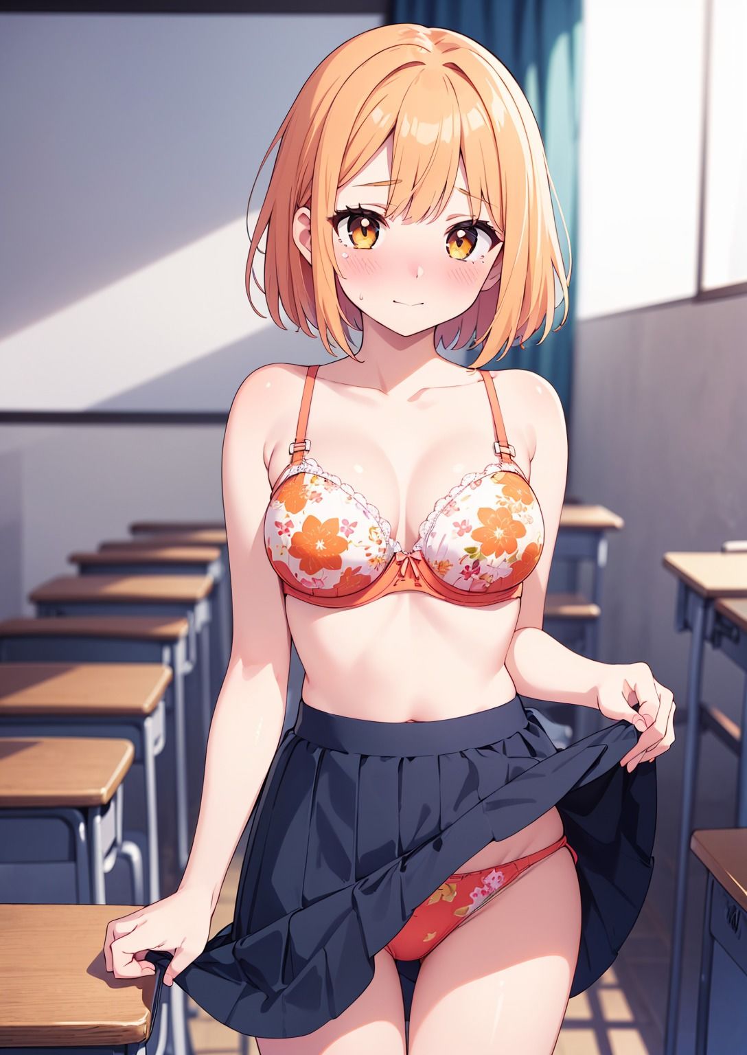 【JK下着図鑑 2】恥ずかしそうな顔で下着見せてください！ サンプル7ページ目