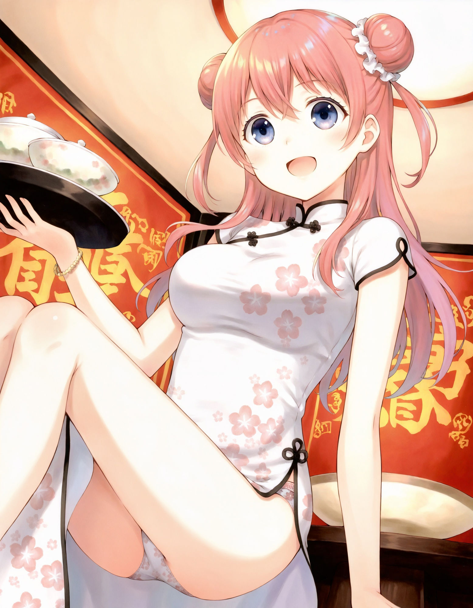 チャイナドレスでパンチラ サンプル5ページ目