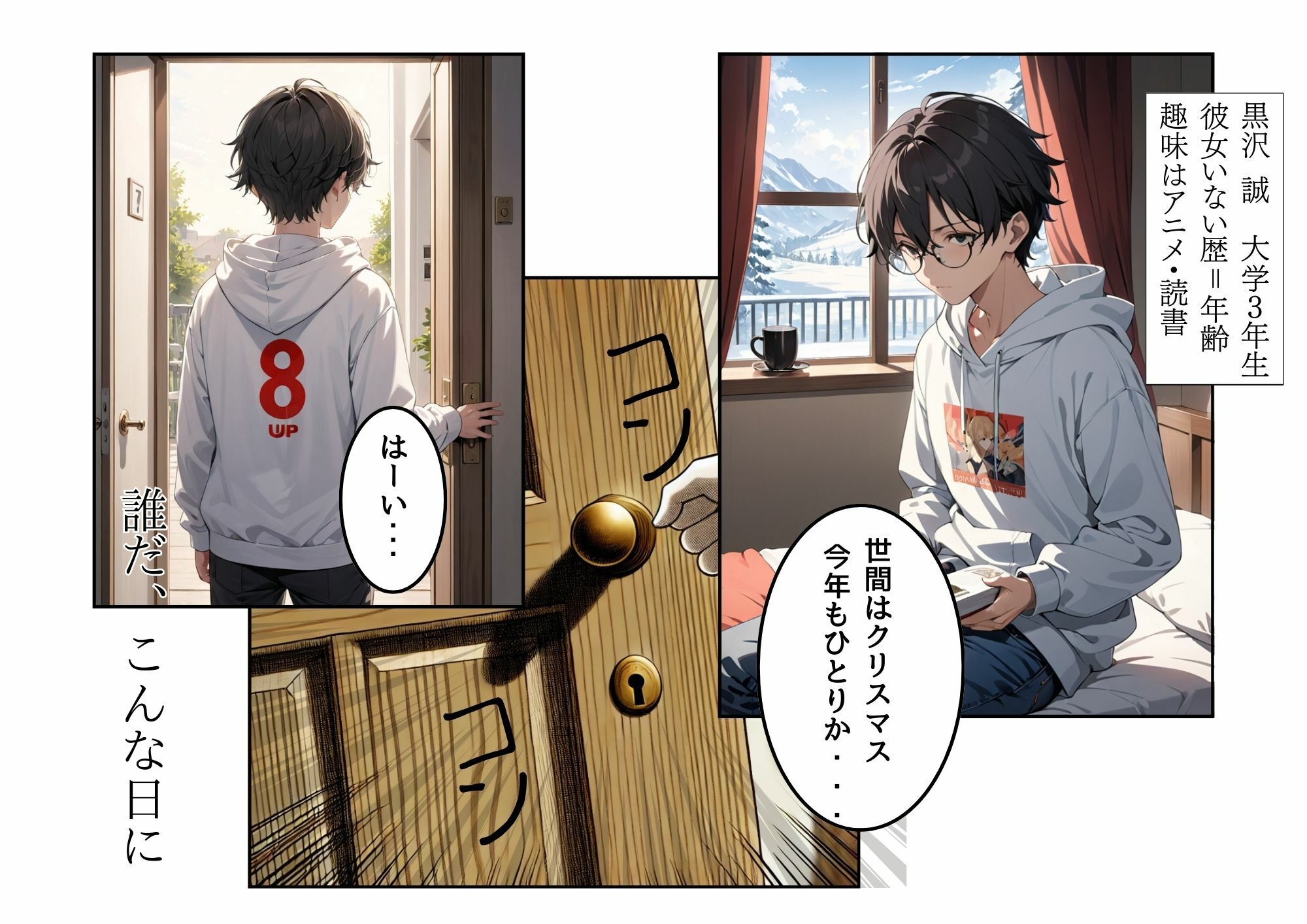 【性】なる夜に小悪魔サンタがやってきた？ サンプル1ページ目