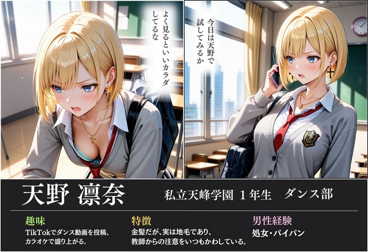 【全ページセリフ入り】催●アプリで生意気生徒に強●種付け サンプル3ページ目