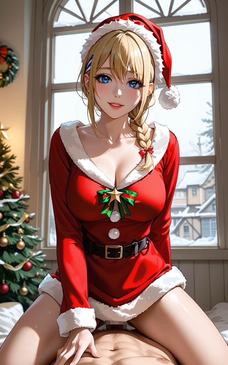 美少女サンタが寂しい僕に中出しおっぱいブルブルセックスさせてくれた サンプル3ページ目