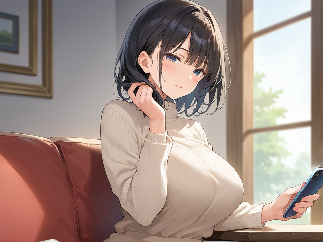 色気とは無縁な幼馴染が色気漂う巨乳美人になっていた サンプル1ページ目