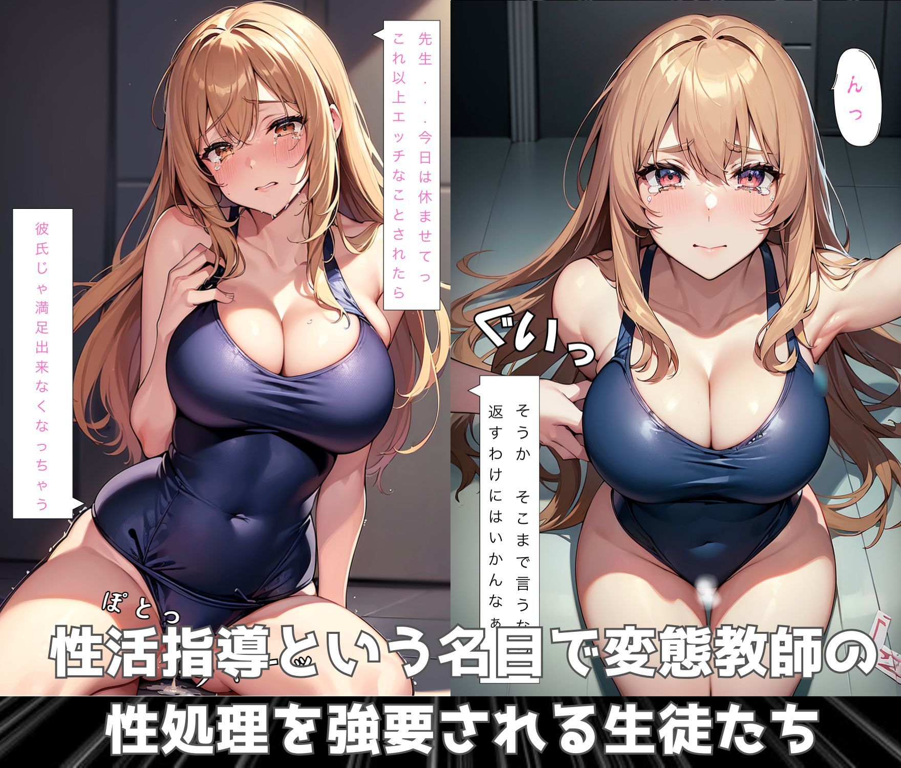 女子生徒と教師が禁断の関係に... サンプル1ページ目