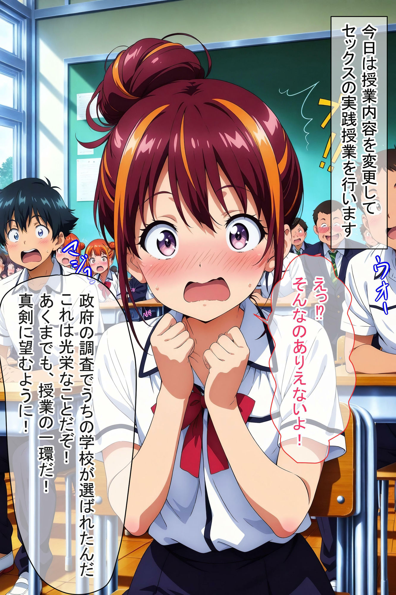 ある日突然性教育改正令が執行された サンプル6ページ目