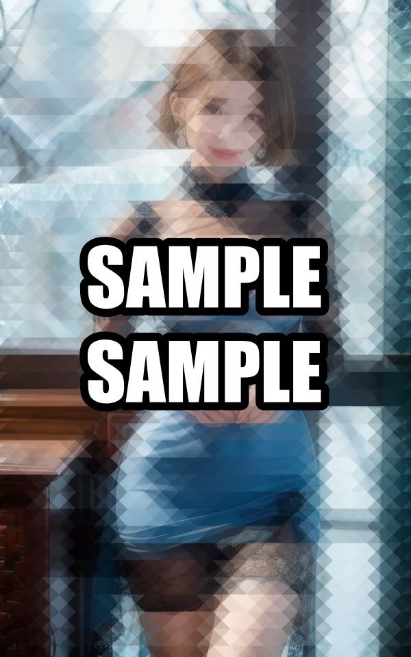 水色シースルードレスのエッチなお姉さん サンプル8ページ目