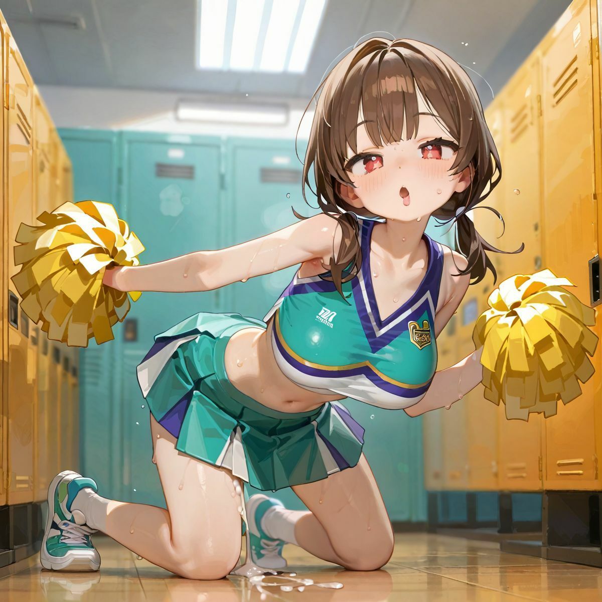 絶対応援！小悪魔チアガールによる射精管理合宿05 サンプル9ページ目
