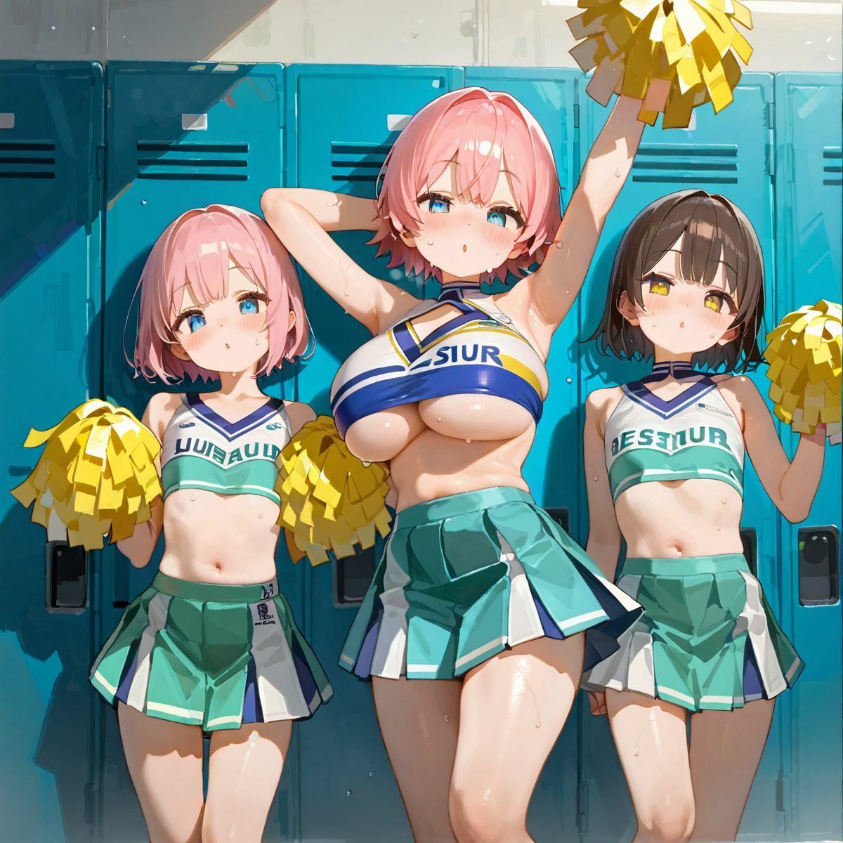 絶対応援！小悪魔チアガールによる射精管理合宿06 サンプル5ページ目
