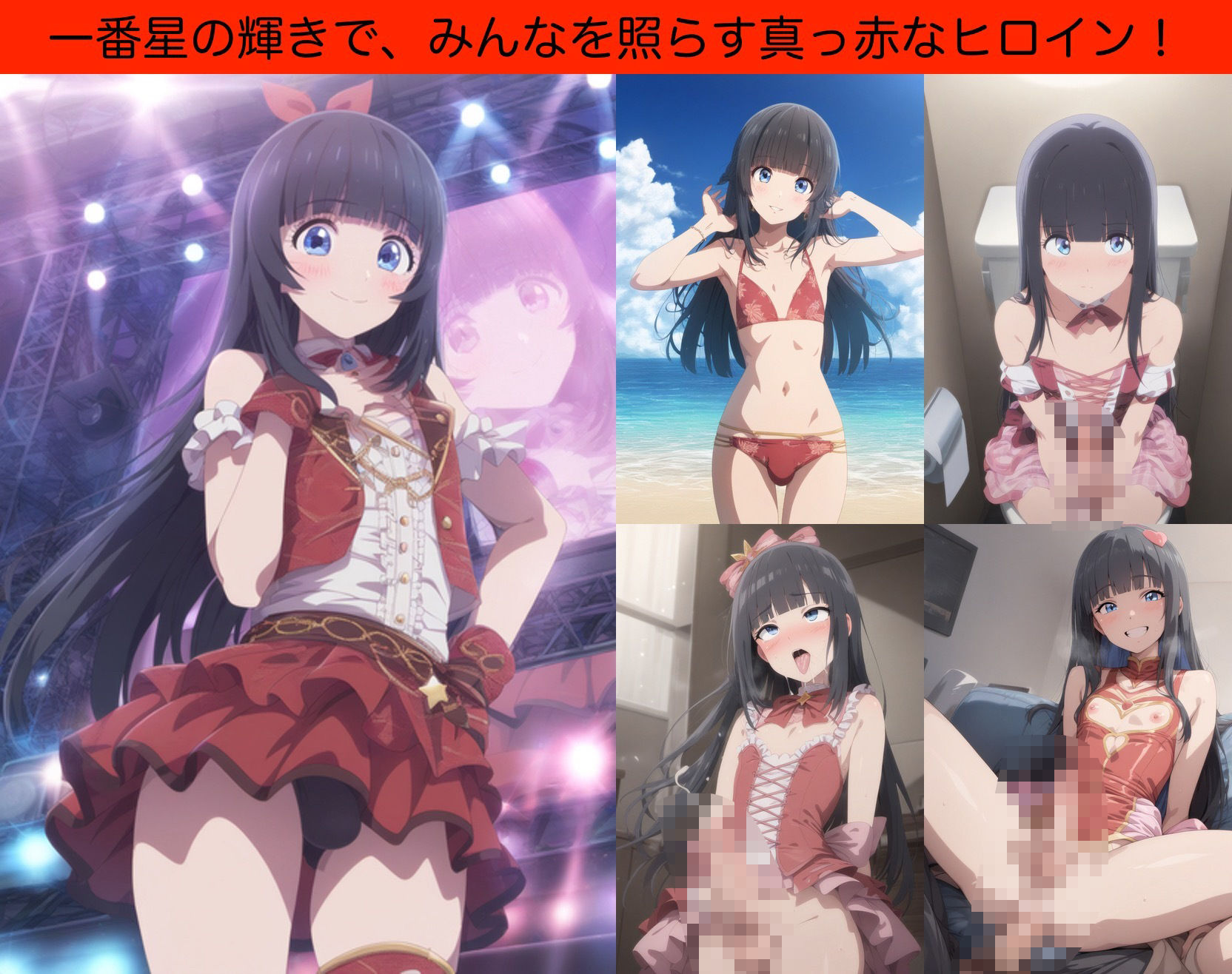 男の娘アイドル【500枚】 サンプル1ページ目