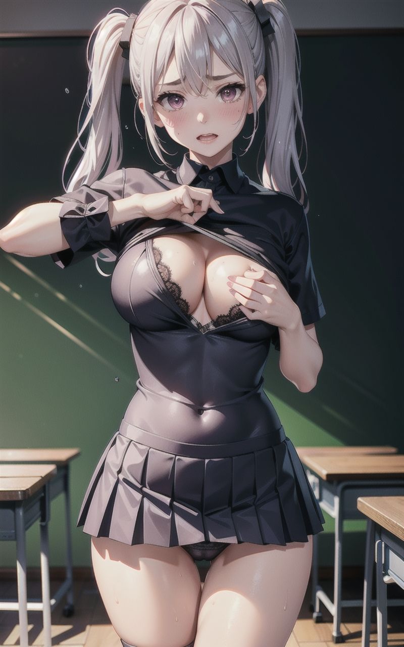 女子校生のムッチムチな太ももとプリップリおっぱい サンプル10ページ目